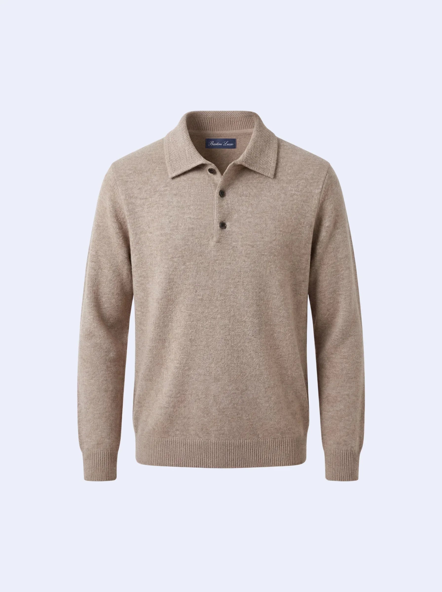 Cashmere Polo Beige