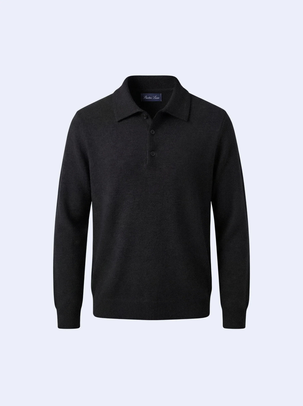 Cashmere Polo Black