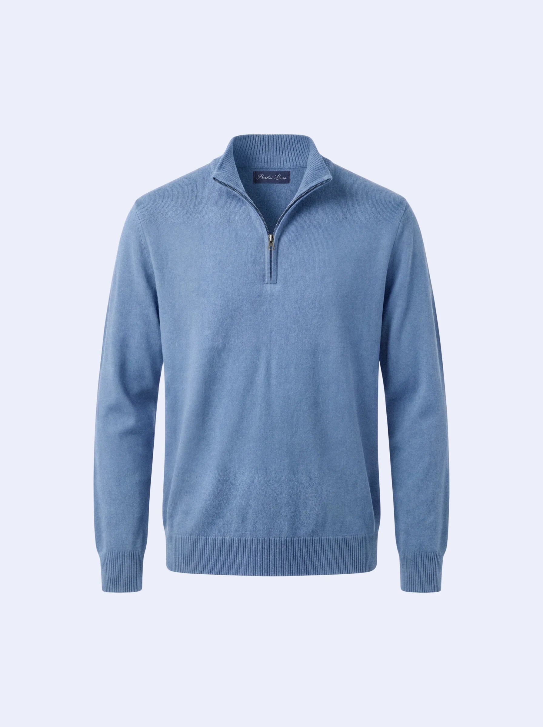 Classic Half-Zip Light Blue