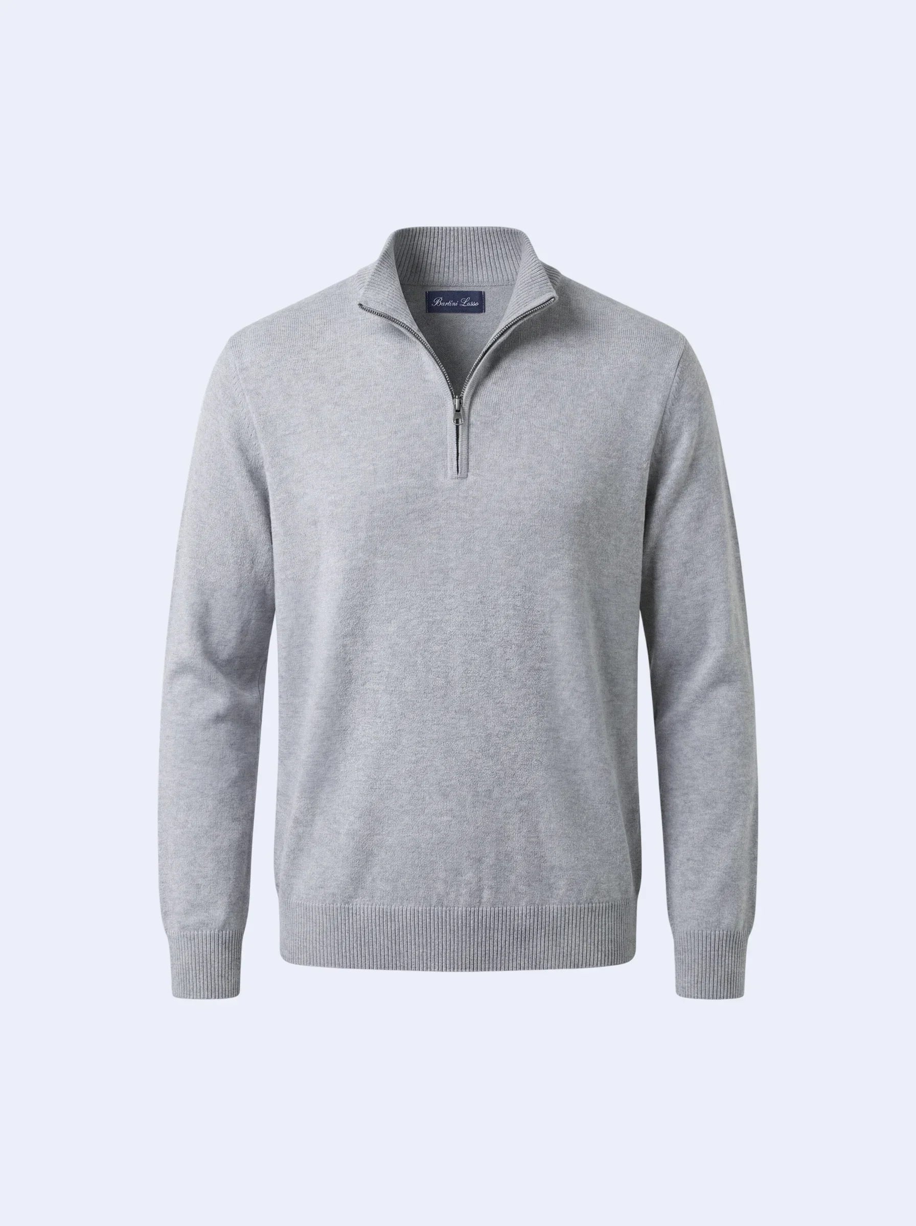 Classic Half-Zip Light Grey