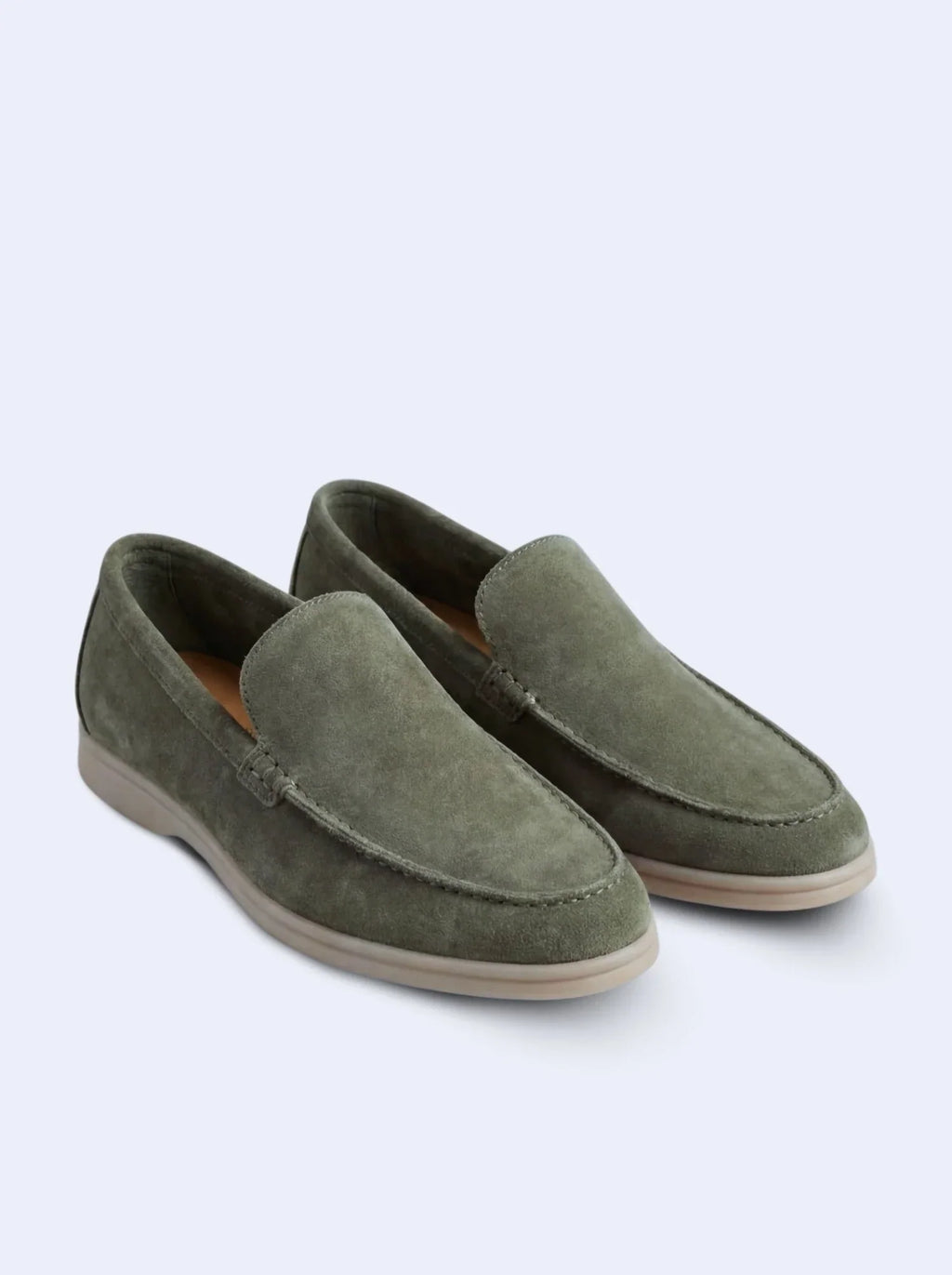 Moss Green Savile Loafers